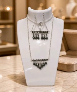 Black Necklace Set