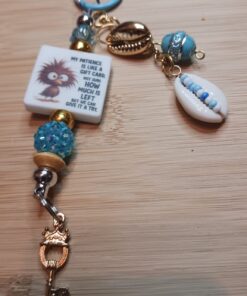 Witty Blue Bag Charm